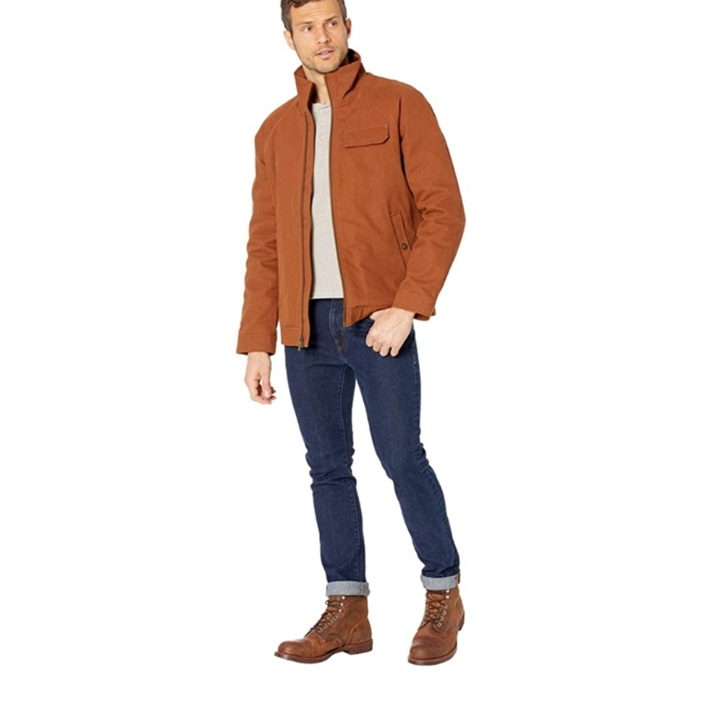 Pendleton Whisky Brown Outdoor Coat Sherpa Lined NWT - Picture 2 of 6